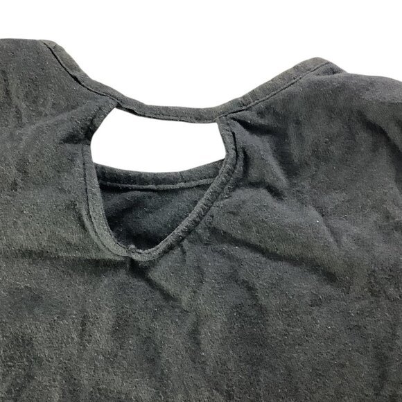 Old Navy Girls Black Graphic Tee "Power To The Girls" Design Short Sleeve M (8) - Picture 3 of 8